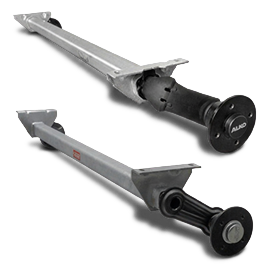 Essieux non-freinés