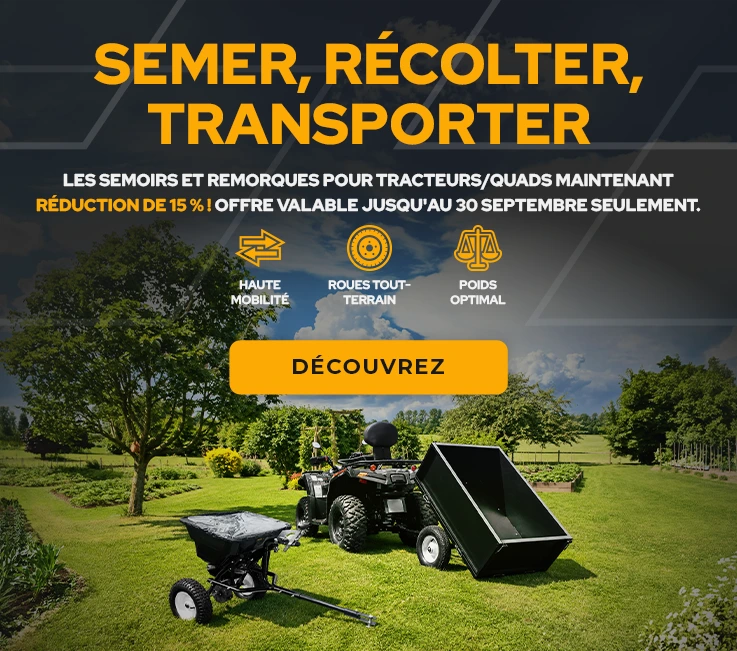 Semer, récolter, transporter