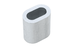 Manchon à sertir aluminium pour câble DROMET ZLA.8, de 8 mm