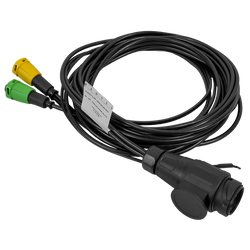 Faisceau électrique MANTES pour remorque de bateau, 4,4 m, prise 13 broches, 2 baïonnettes 5 broches