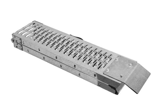 Rampe pliable UNITRAILER ALR004 en acier pour remorque, 170 cm, 227 kg