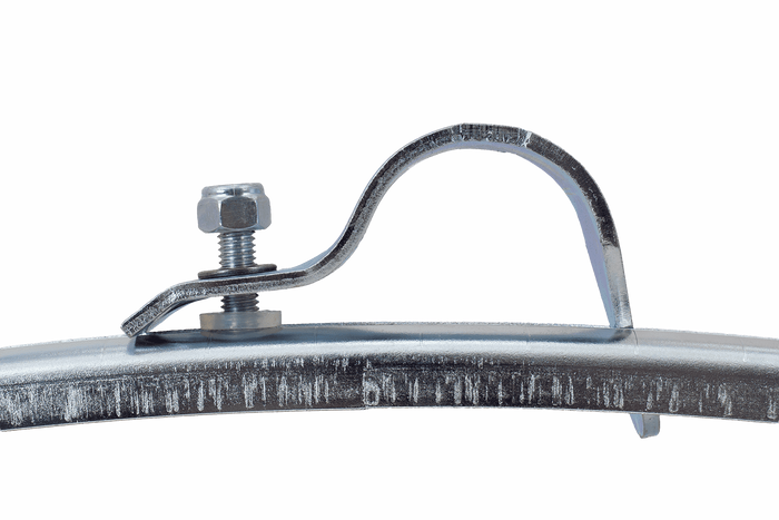 Support pour fixation de garde-boue DOMAR, réglable, galvanisé