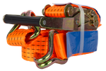 Courroie de transport orange UNITRAIER 5 m/50 mm/5 t avec tendeur