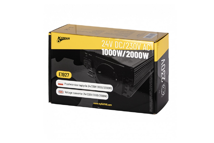 Convertisseur de tension 24V/230V (1000/2000W) KAMAR E1927