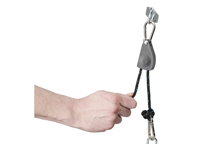 Lot de deux treuils à câble ProPlus 320054V01, palan à câble avec cliquet, 2,5 m, 136 kg