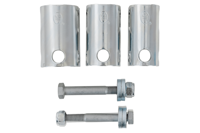 Attelage à boule STEELPRESS BC-3000.1D-00-00+Z3 pour remorque de 3 000 kg avec timon tubulaire de 35 à 50 mm