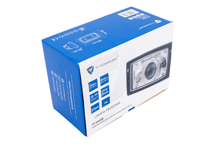 Feu avant LED TT Technology TT.16608, 3 fonctions 12xLED 3150lm pour Fendt