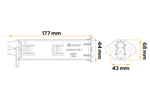 Support de fixation double LOKHEN pour cales de roue Origama 56
