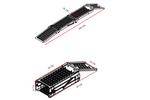 Rampe pliable UNITRAILER ALR005 en acier pour remorque, 200 cm, 250 kg