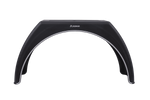 Garde-boue de remorque 15-17,5" DOMAR DK3112, passage de roue plat 950/280 mm avec garniture blanche