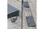 Ensemble de deux rampes d'accès ProPlus 361570, rampes en caoutchouc de 7 cm, capacité de charge de 3000 kg