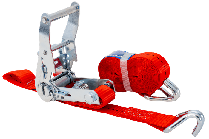 Courroie de transport rouge UNITRAIER 3 m/25 mm/1 t avec tendeur