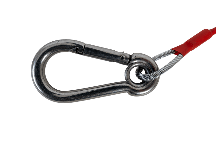 Câble de rupture, de sécurité d'urgence KNOTT avec mousqueton 1200 mm