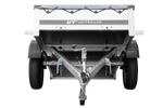 Remorque porte-voitures 200x106 UNITRAILER GARDEN 200 KIPP avec bâche grise