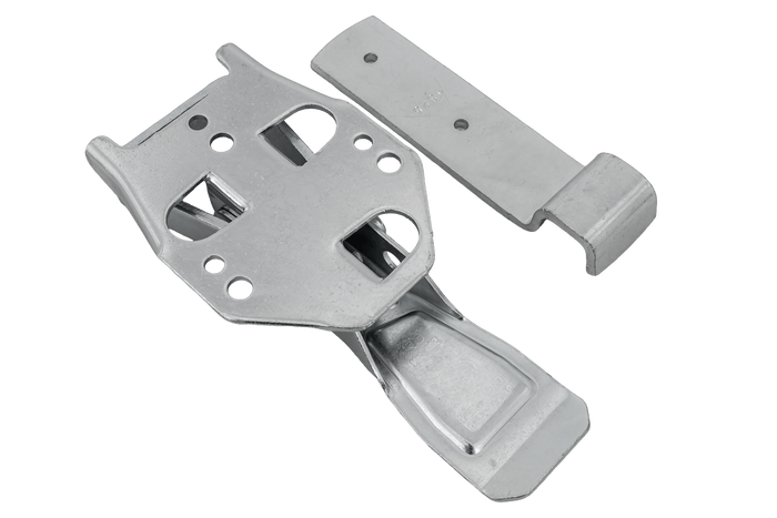 Attelage latéral avec fixation STEELPRESS ZB-04C+Z-01A pour fermeture latérale complète remorque