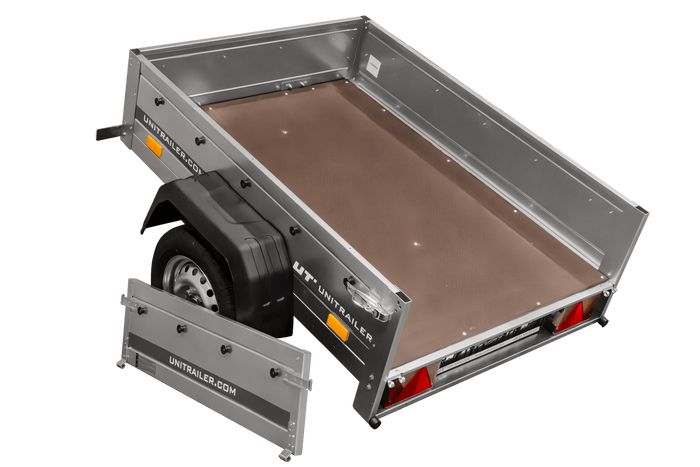 Remorque porte-voitures 150x106 UNITRAILER GARDEN 150 KIPP