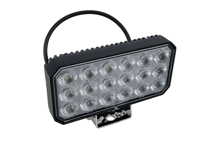 RéflectLampe de travail, réflecteur rectangulaire LED LAYTZ LY7305, 72 LED, 7000 lm