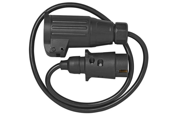 Câble adaptateur ProPlus pour prise d'attelage de remorque 7/13 broches, 80 cm
