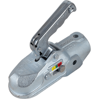 Attelage à boule WINTERHOFF WW 350-RB-K1212 pour remorque de 3500 kg avec timon tubulaire de 50 mm, en fonte