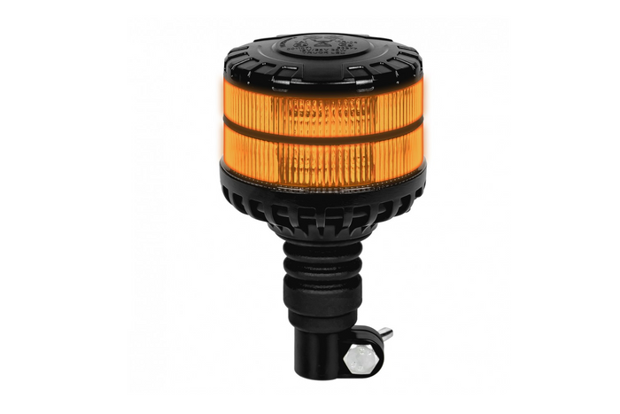 Feu de signalisation LED flexible KAMAR X-SPIDER 1, lumière clignotante orange