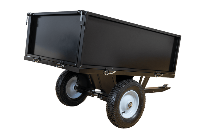 Remorque de jardin pour tracteur, quad UNITRAIER, chariot basculant 225 kg, 1030 x 700 mm