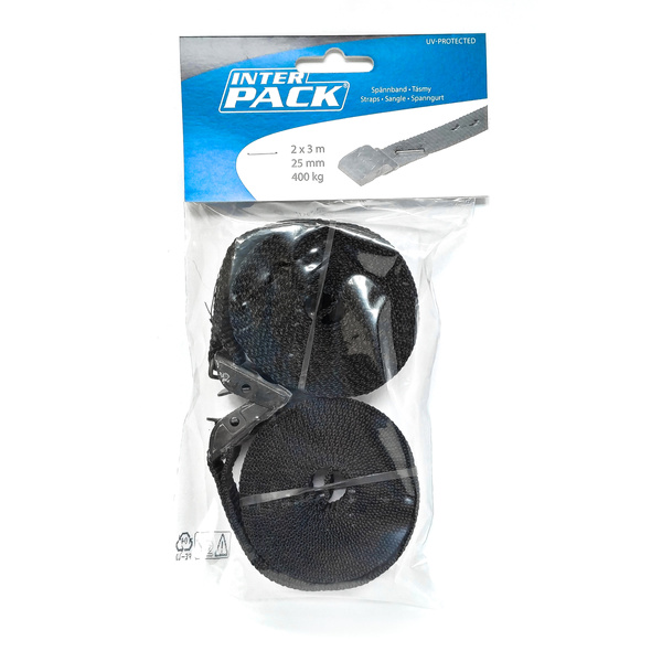 Ceinture textile 300 cm - 2 pièces