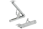 Support d'angle extensible ProPlus 361510V01, côté avant gauche/arrière droit, pour remorque, capacité 600 kg, hauteur 460 mm