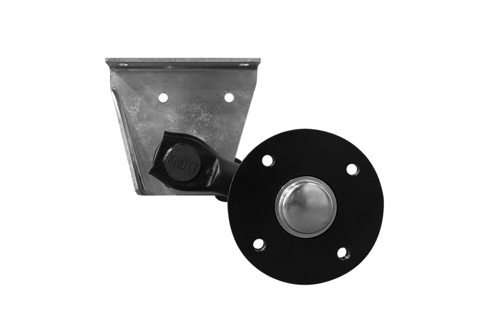 Essieu non freiné KNOTT VG7-L pour remorque 750 kg 1360 mm 1676 mm 4x130