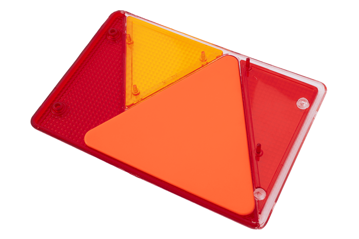 ASPÖCK Multipoint IV cabochon de feu arrière, droit