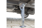 Ensemble de deux supports, béquilles extensibles avec manivelle et fixation ProPlus 361500 pour remorque plateau 1000 kg, 290-460 mm