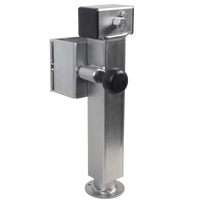 Support de manivelle extensible UNITRAILER JL2 pour remorque plateau 1300 kg 410-645 mm