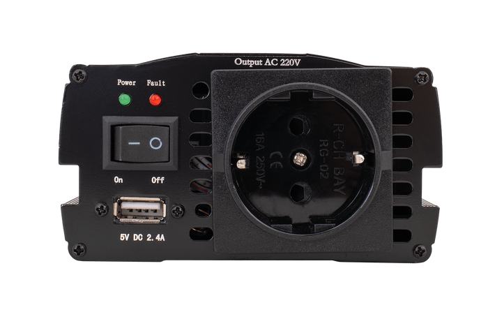 Convertisseur de tension 24V/230V (600/1200W) KAMAR E1925