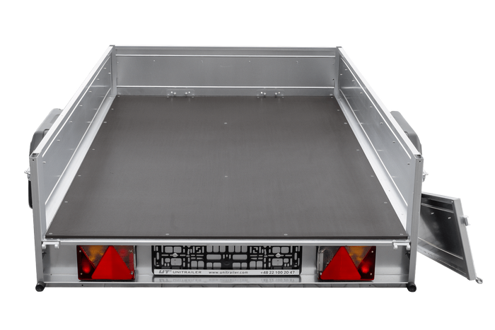 Remorque à un essieu sur ressorts 200x125 UNITRAILER GARDEN 201/R KIPP