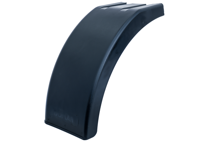 Demi-garde-boue pour remorque DOMAR DR1012202 passage de roue 384/200mm gauche