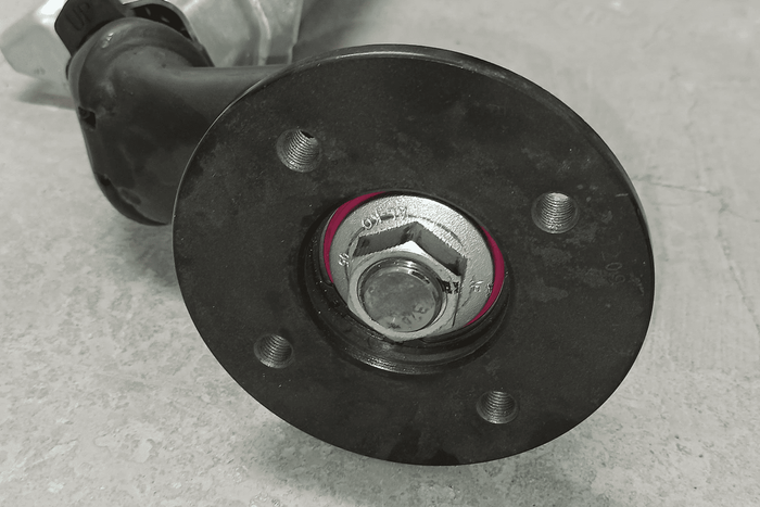 ESSIEU NON FREINÉ AL-KO OPTIMA POUR REMORQUE 750 kg 1200 mm 1700 mm 4x100