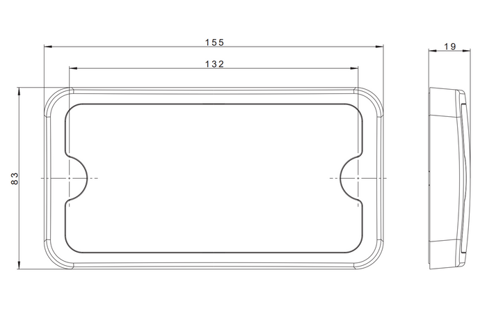 Lampe intérieure de voiture LED FRISTOM FT-162 1000 lm avec interrupteur 
