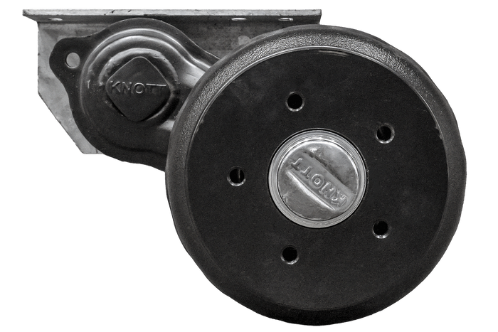 Essieu freiné KNOTT VGB13M pour remorque/porte-voitures 1350 kg, 1510 mm, 1880 mm, 5x112