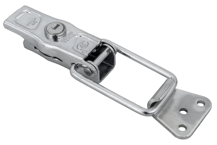 Attelage, fermeture latérale avec fixation STEELPRESS ZB-13A+Z-11A, verrouillage latéral complet de la remorque avec clé