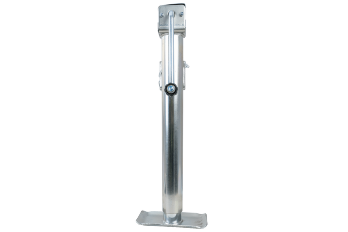 Support de manivelle extensible UNITRAILER TJ5002 pour remorque plateau 1300 kg 560-940 mm