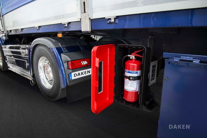 Boîte, caisse extincteur 6kg DAKEN 82170 REGON 620x335x240mm rouge