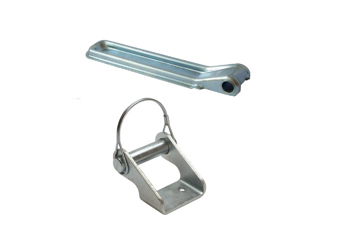 Charnière latérale avec poignée WINTERHOFF BSCH 10-17-270+BSCHG 10-17-C montage latéral remorque complet