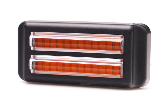 Lampe d'avertissement WAŚ 2469 W284 LED clignotante orange MAÎTRE/ESCLAVE