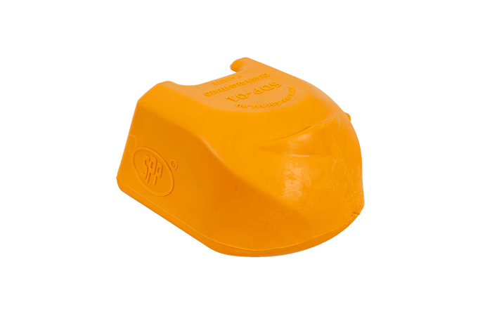 Couvercle, capot de sécurité pour l'attelage à boule Soft Dock STEELPRESS SDP-01 avec emplacement pour la prise.