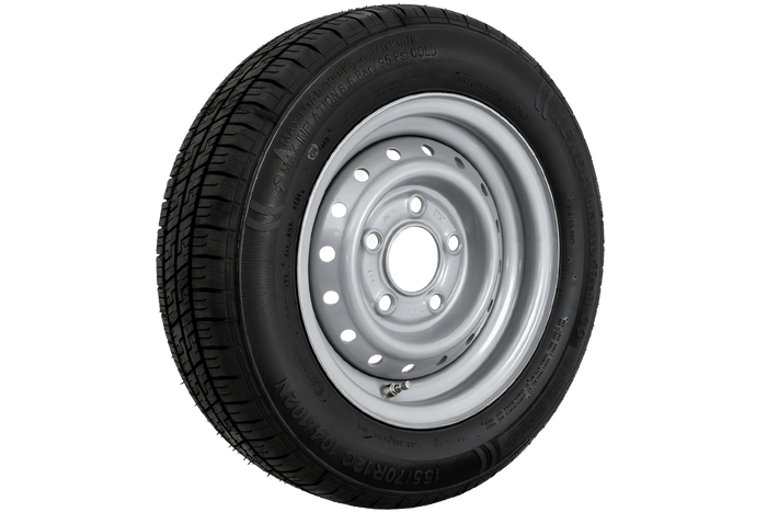 Roue renforcée pour remorque PNEU KENDA 155/70 R12C 104/102N KENDA JANTE 4.5Jx12"H2 5x112 ET:20