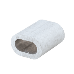 Manchon à sertir aluminium pour câble DROMET ZLA.6, de 6 mm