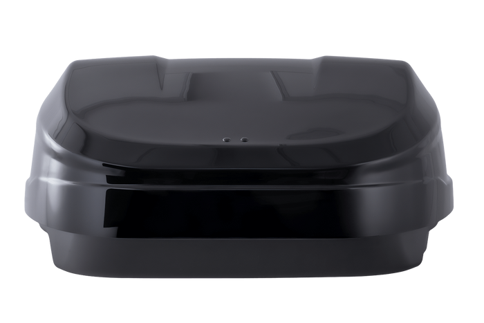 Coffre de toit, box Inter Pack Monsun L, noir métallisé