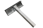 Support latéral plat OUTLET UNITRAILER, longueur 30 cm, hauteur 40 cm, pour remorque à bateau, GRIS