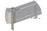 Côtés OUTLET BIS en aluminium H-300 pour remorques CARPLATFORM 5121 et UNIPLAT 500/3