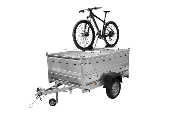 Remorque légère 200x106 UNITRAILER GARDEN 200 KIPP avec côtés BIS et cqpot en aluminium