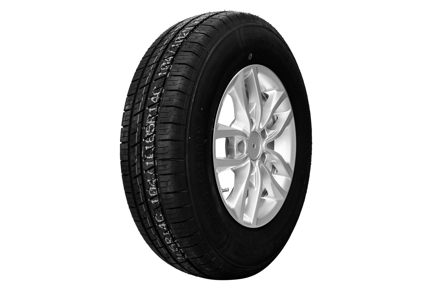 Roue complète 185/65 R14 pneu + jante (cercle de trous 5x112) 650 kg -  Trailergigant